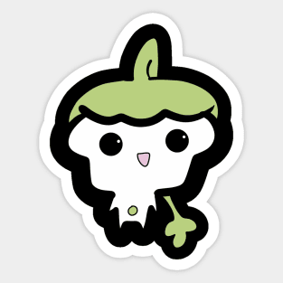 The little monster green Sticker